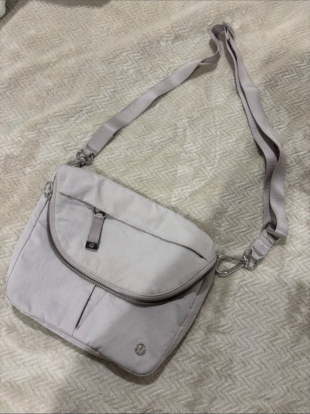 lululemon athletica Light Gray Crossbody Bag - Everyday Sling